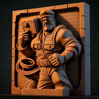 3D model Team Fortress Classic game (STL)